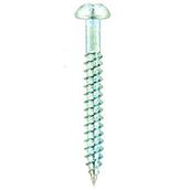Securit S8201 Twin Thread Woodscrews Round Head Zinc Plated 3 x 13mm Pack of 50 * Clearance *