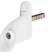 Securit S9511 Left Hand Espag Lock Window Handle White 40mm Spindle