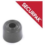 SecurPak SP10026 - Bag/10 Door Stop Black 32mm (3)