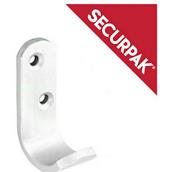 SecurPak SP10062 - Bag/10 Coat Hook Aluminium 50mm (2)