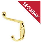 SecurPak SP10065 - Bag/10 Hat and Coat Hook BP 105mm (1)