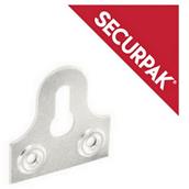 SecurPak SP10090 - Bag/10 Glass Plate Slotted ZP 38mm (6)