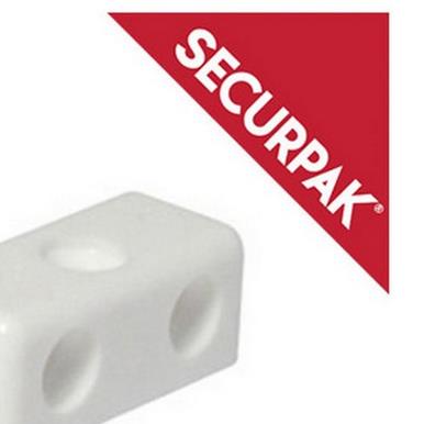 SecurPak SP10165 - Bag/10 Modesty Block White (12)