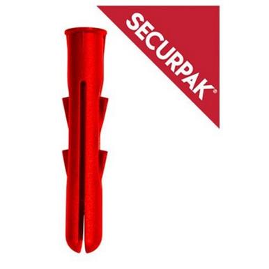 SecurPak SP11446 - Bag/10 General Purpose Wall Plugs Red (20)