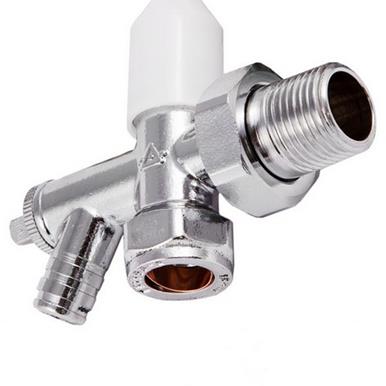 Securplumb SU9710 Radiator Valve & Drain Off 10mm Chrome Plated