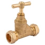 Securplumb SU9720 Stop Valve CxC 15mm Brass WRAS