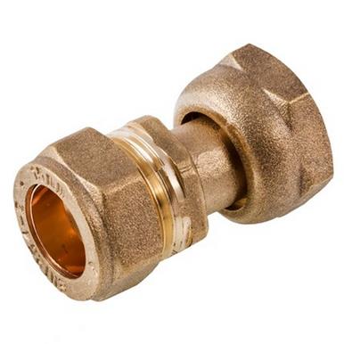 Securplumb SU9802 Tap Connector Straight C x Fi 15 x 3/4&quot; WRAS Pack of 5
