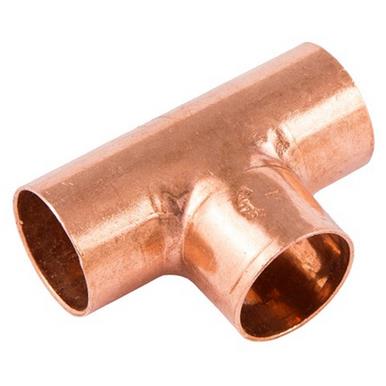 Securplumb SU9855 End Feed Equal Tee 15mm Pack of 10 WRAS
