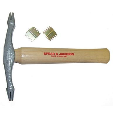 Spear & Jackson SDH22 Double Ended Scutch Hammer Hickory Handle