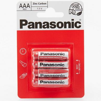 Panasonic S3919 Zinc Batteries AAA (R03R) Card-4