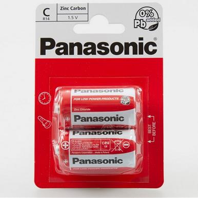 Panasonic S3945 Zinc Batteries C (R14) Card-2