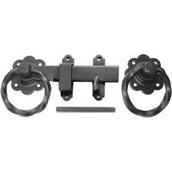 Perry 1137 Twisted Ring Gate Latch Black 7