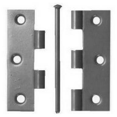 Perry 1840 Light Butt Hinge Loose Pin 4&quot; Zinc Plated Box of 5 Pairs
