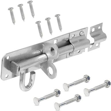 Perry 1A Heavy Brenton Padbolt 6&quot; Galvanised Pre-Packed
