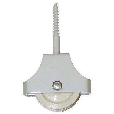 Perry 41B Single Screw Cast Pulley Black With 44mm Grey Nylon Wheel * Clearance *