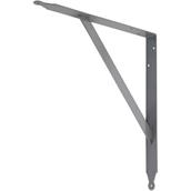 Perry 422 Heavy Duty Strong Stay Shelf Bracket Grey 16