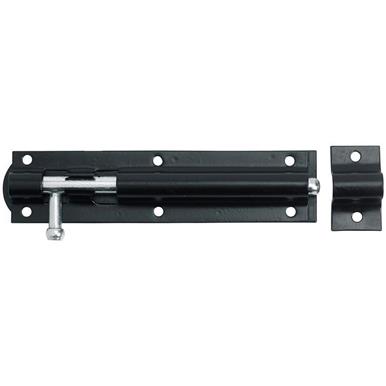 Perry 923A Enclosed Tower Bolt 4&quot; Black Pre-Packed * Clearance *