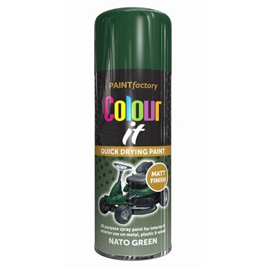 Paint Factory 1747 Colour It Spray Paint Nato Green Matt 400ml