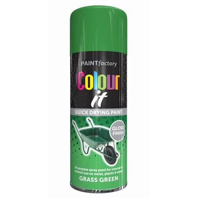 Paint Factory 2680 Colour It Spray Paint Grass Green Gloss 400ml