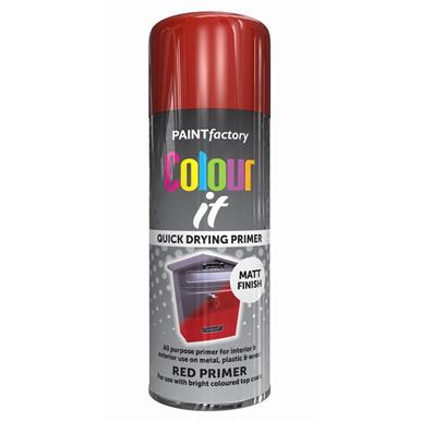 Paint Factory 2690 Colour It Spray Paint Red Primer Matt 400ml