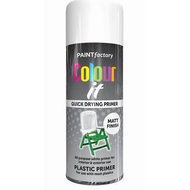 Paint Factory 2691 Colour It Spray Paint Plastic Primer Matt 400ml