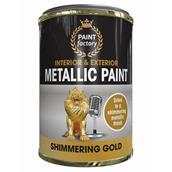 Paint Factory 2885 Metallic Paint Shimmering Gold 300ml