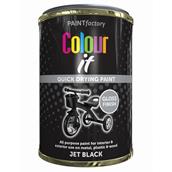 Paint Factory 3065 Colour It Quick Dry Paint Jet Black Gloss 300ml