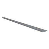 Kitchen Worktop End Cap Matt Silver 30mm x 630mm