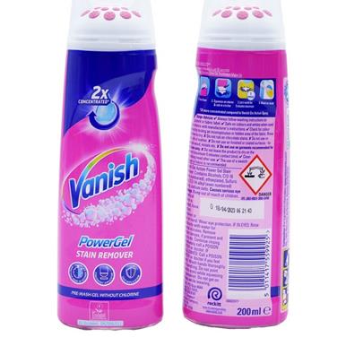 Vanish Power Gel Fabric Stain Remover 200ml