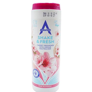 Astonish C2255 Shake & Fresh Pink Blossom Carpet Freshener Powder 400g