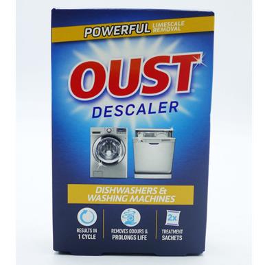 Oust Dishwasher & Washing Machine Descaler Sachets Pack of 2