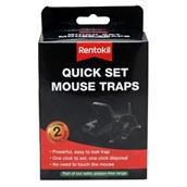 Rentokil FQ26 Quick Set Mouse Traps Pack of 2.