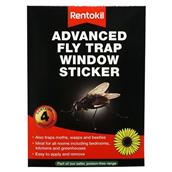 Rentokil FW35 Fly Trap Window Stickers Pack/4