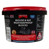 Rentokil PSMR41 Mouse and Rat Weatherproof Blocks -Tub of 5