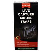 Rentokil PTM80 Live Capture Mouse Trap 2pk