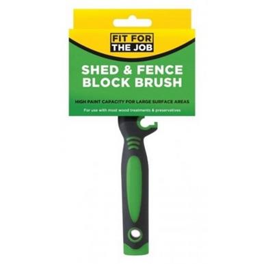 Fit For The Job (FBBB003) FFJ Shed & Fence Block Paint Brush