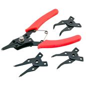 Rolson 20929 4 Head Circlip Plier Set