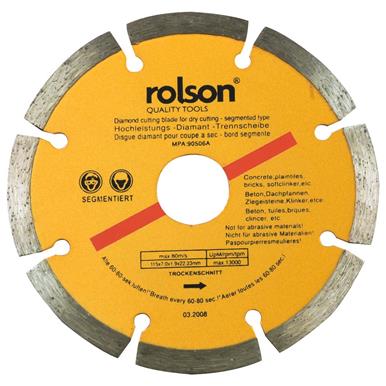 Rolson 24394 Diamond Cutting Blade 115mm (4.1/2&quot;)