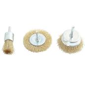 Rolson 24890 Wire Brush Set 3Pc