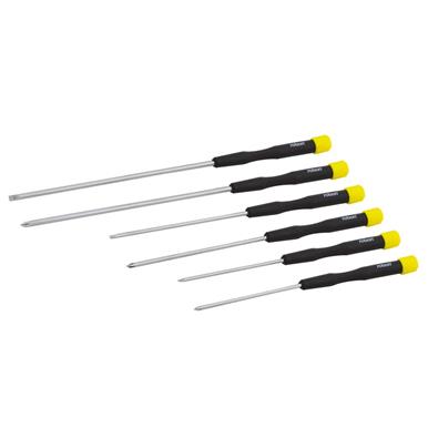 Rolson 28219 Long Reach Precision Screwdriver Set 6Pc