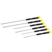 Rolson 28219 Long Reach Precision Screwdriver Set 6Pc