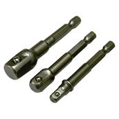 Rolson 30411 Socket Adaptor Set 3Pc