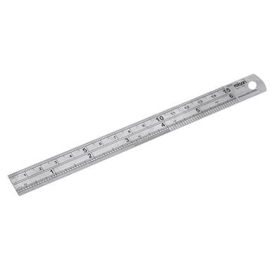 Rolson 50822 Stainless Steel Ruler 150mm (6&quot;)