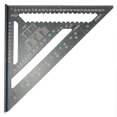 Rolson 50857 Aluminium Rafter Square 300mm (12&quot;)