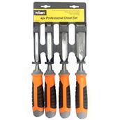 Rolson 56135 Professional Chisel Set 4Pc