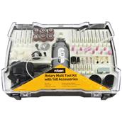 Rolson 59245 High Speed Rotary Multi Tool Kit in Case 160Pc