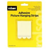 Rolson 61315 Adhesive Picture Hanging Strips 55 x 19mm 6Pc