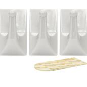 Rolson 61327 Removable Adhesive Picture Hooks White 50 x 30mm 3Pc