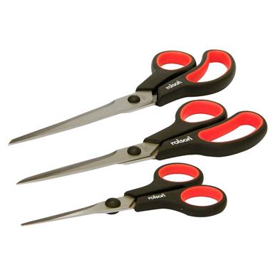 Rolson 64469 Scissor Set 3Pc 140mm, 200mm & 250mm