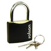 Rolson 66407 Black Padlock 50mm